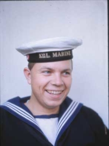 Mig i marineuniform 1968